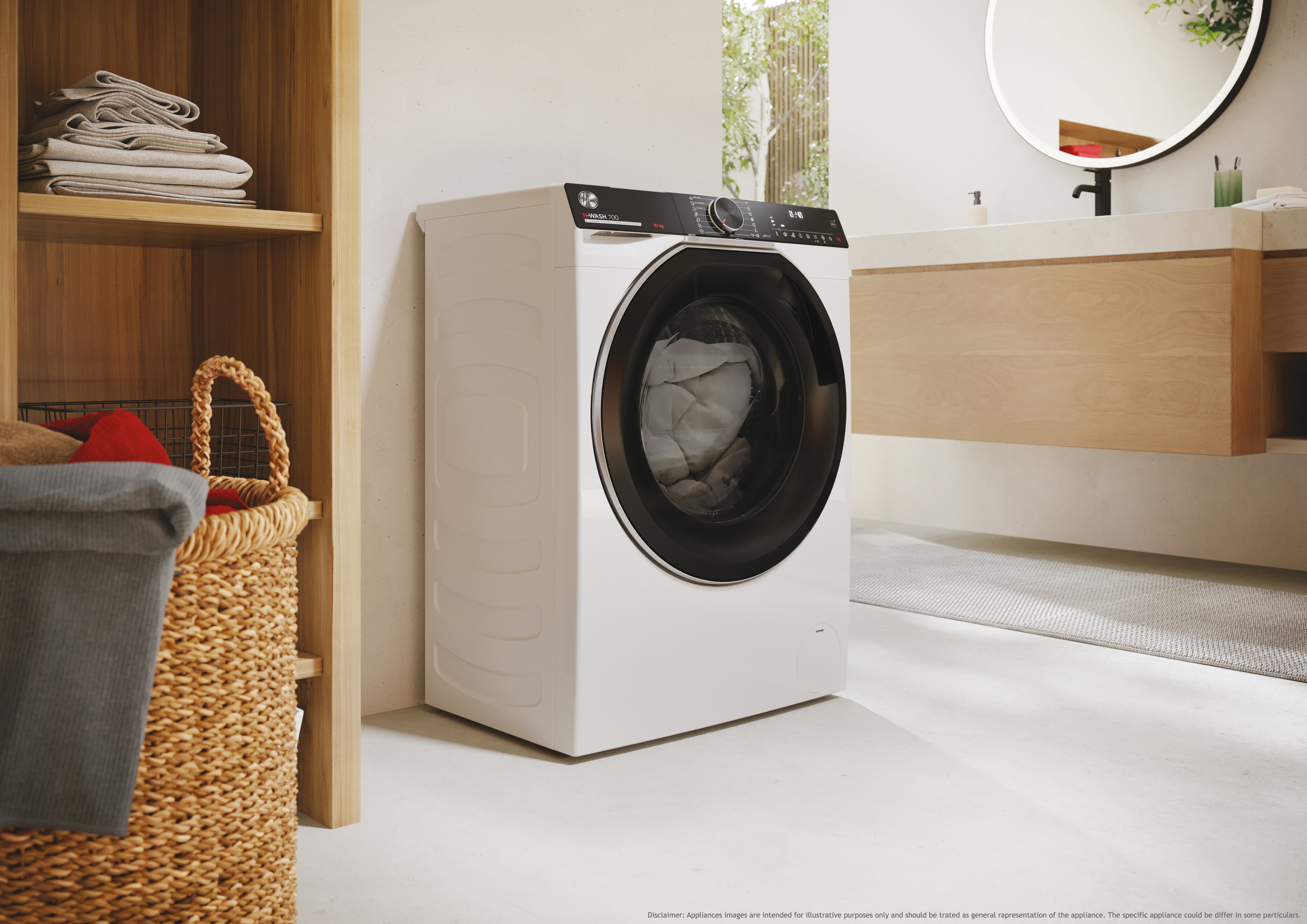 Práčka HOOVER H7W4 49MBC8-S H-WASH 700 SLIM