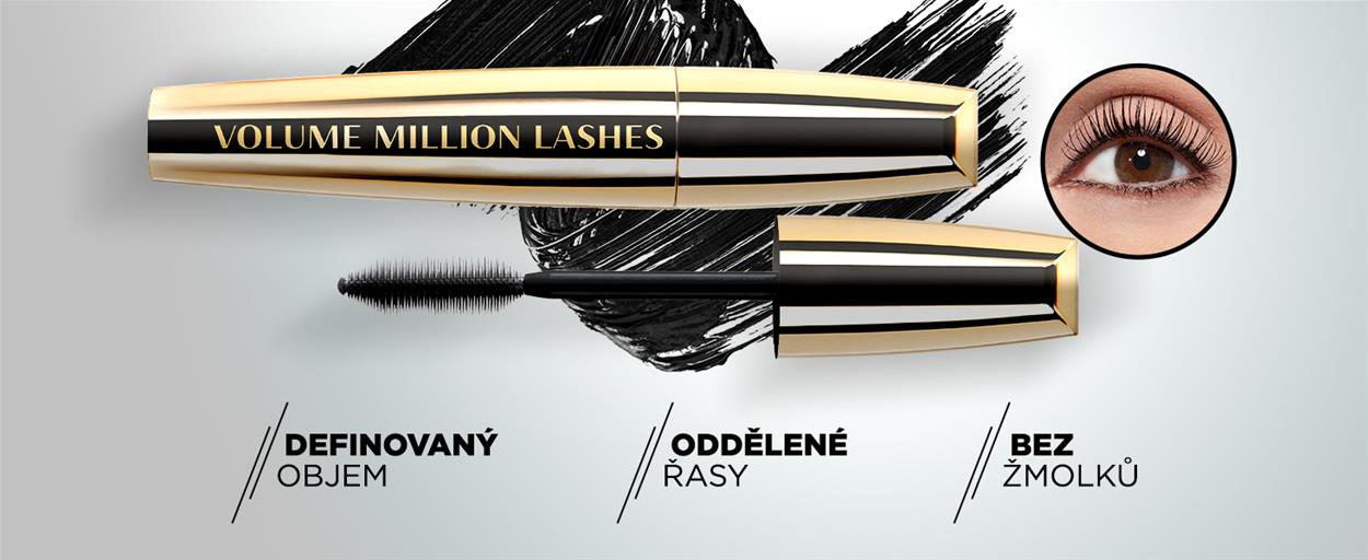 Riasenka L' ORÉAL PARIS Volume Million Lashes Mascara Black
