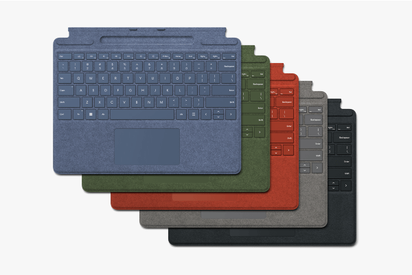 Klávesnica Microsoft Surface Pro X/Pro 8/Pro 9 Signature Keyboard + Pen Poppy Red CZ/SK