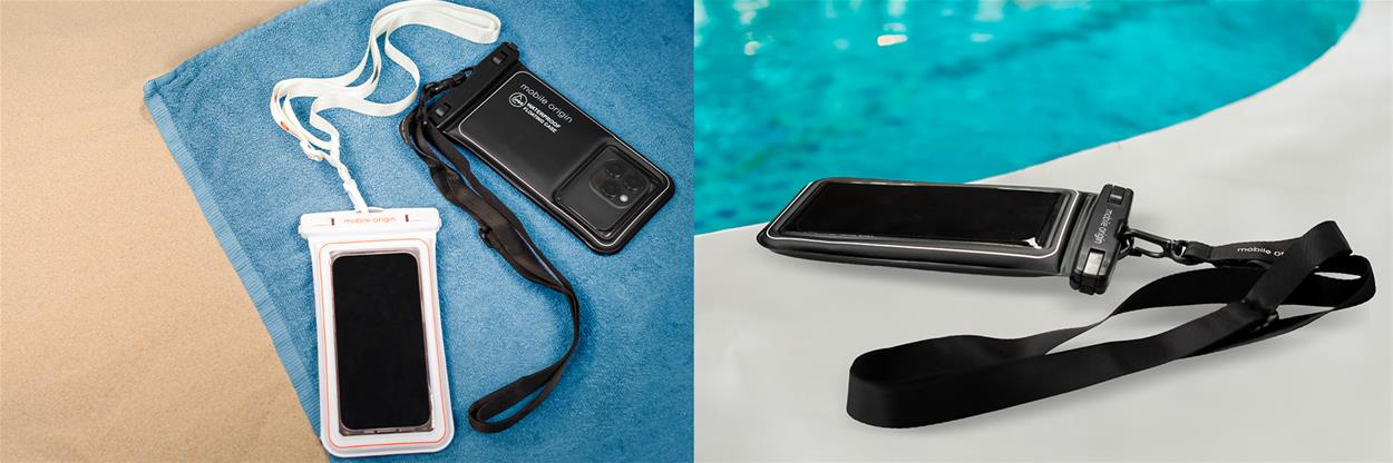 Vodotesné puzdro Mobile Origin Waterproof Floating Case 6.5" Black/White