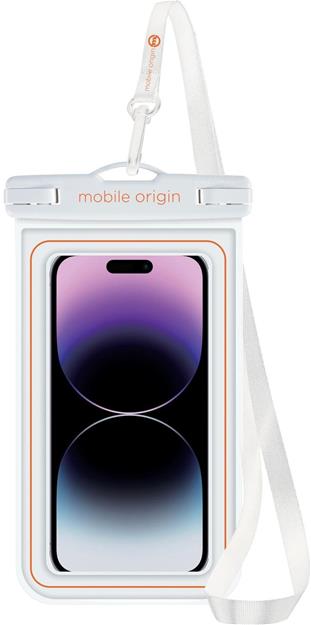 Vodotesné puzdro Mobile Origin Waterproof Floating Case 6.8" White/Orange