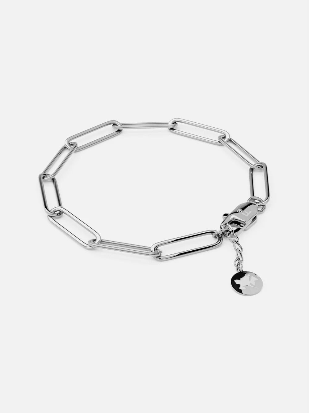 Náramok FURIOSA Paperclip Fire bracelet strieborný