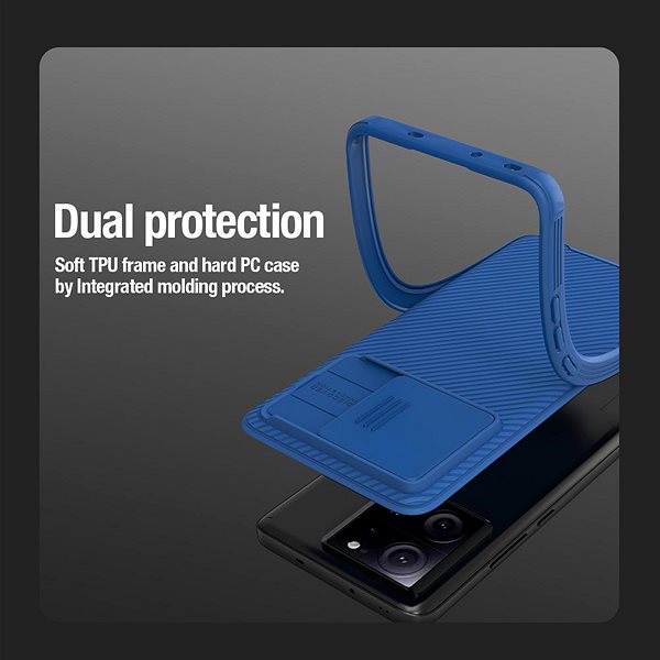 Kryt na mobil Nillkin CamShield PRO Zadný Kryt pre Xiaomi 13T/13T Pro Black