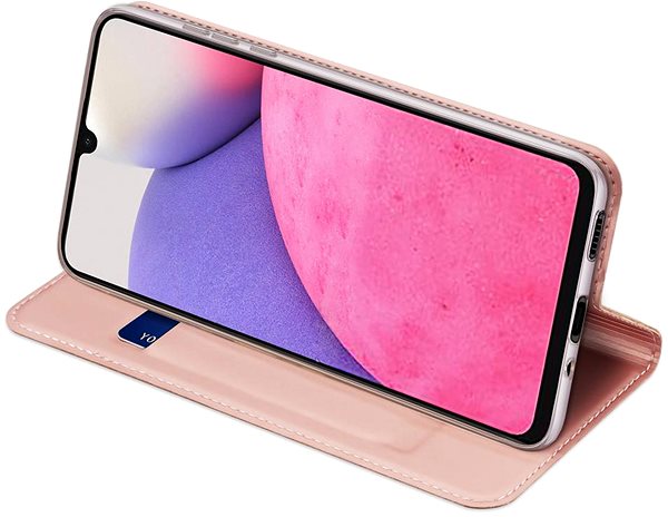 Puzdro na mobil Dux Ducis Skin Pre knižkové kožené puzdro na Samsung Galaxy A33 5G, ružové