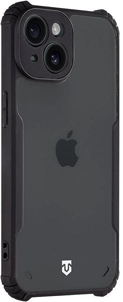 Kryt pre mobil Tactical Quantum Stealth Kryt pre Apple iPhone 15 Clear/Black