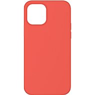 AlzaGuard Premium Liquid Silicone iPhone 12 / 12 Pro červené - Kryt na mobil