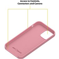 AlzaGuard Premium Liquid Silicone iPhone 12 / 12 Pro ružové - Kryt na mobil