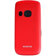 Aligator A670 Senior Red + Stolná nabíjačka - Mobilný telefón