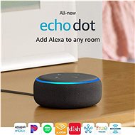 Amazon Echo Dot 3. generácie Charcoal - Hlasový asistent