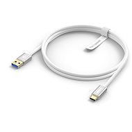 AlzaPower AluCore USB-C 3.2 Gen1, 2 m strieborný - Dátový kábel