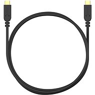 AlzaPower Core USB-C/USB-C 2.0, 5 A, 100 W, 1 m čierny - Dátový kábel