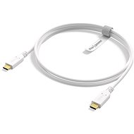 AlzaPower Core USB-C/USB-C 2.0, 5 A, 100 W, 2 m biely - Dátový kábel