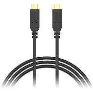 AlzaPower Core USB-C/USB-C 3.2 Gen 1, 5 A, 100 W, 0,5 m čierny - Dátový kábel