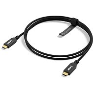 AlzaPower AluCore USB-C/USB-C 2.0, 5 A, 100 W, 1 m čierny - Dátový kábel