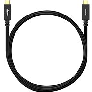 AlzaPower AluCore USB-C/USB-C 3.2 Gen 1, 3 A, 60 W, 2 m čierny - Dátový kábel