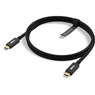 AlzaPower AluCore USB-C/USB-C 3.2 Gen 2, 5 A, 100 W, 1 m čierny - Dátový kábel