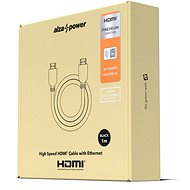 AlzaPower Premium HDMI 2.0 High Speed 4K 1 m - Video kábel