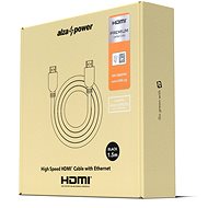 AlzaPower Premium HDMI 2.0 High Speed 4K 1,5 m - Video kábel