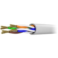 AlzaPower Patch CAT5E UTP 0,25 m čierny - Sieťový kábel