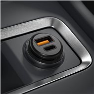 AlzaPower Car Charger C520 Fast Charge + Power Delivery čierna - Nabíjačka do auta