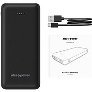 AlzaPower Onyx 20 000 mAh USB-C čierna - Powerbank