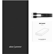 AlzaPower Metal 40000 mAh Fast Charge + PD3.0 (100 W) čierna - Powerbank