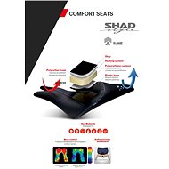 SHAD Comfort Seat black/grey, grey seam (without logo) for HONDA 