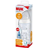 NUK FC+ fľaša s kontrolou teploty 300 ml biela - Dojčenská fľaša