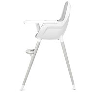 KINDERKRAFT Jedálenská stolička FINI grey/white - Stolička na kŕmenie