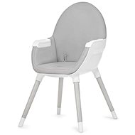 KINDERKRAFT Jedálenská stolička FINI grey/white - Stolička na kŕmenie