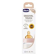 Chicco Original Touch latex, 330 ml – dievča - Dojčenská fľaša