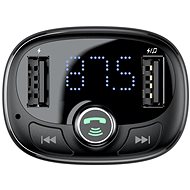 Baseus T-typed S-09 Wireless MP3 Car Charger Black - Nabíjačka do auta