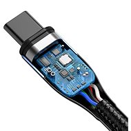 Baseus Zinc Magnetic Safe Fast Charging Data Cable Type-C (USB-C) 100 W 1,5 m Black - Dátový kábel