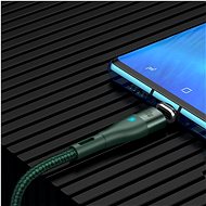 Baseus Zinc Magnetic Safe Fast Charging Data Cable Type-C (USB-C) 100 W 1,5 m Green - Dátový kábel