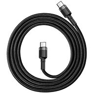 Baseus 60W Flash Charging USB-C Cable 1 m gray/black - Dátový kábel