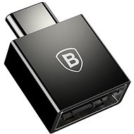 Baseus USB-C (M) to USB (F) OTG Adapter Converter Black - Redukcia