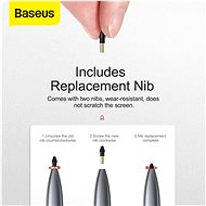 Baseus Square Line Capacitive Stylus pen - Dotykové pero