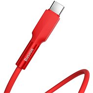 Baseus Silica Gel Cable USB to Type-C (USB-C) 2 m Red - Dátový kábel