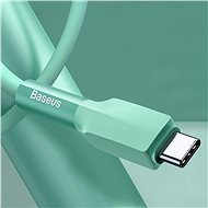 Baseus Silica Gel Cable USB to Type-C (USB-C) 2 m Red - Dátový kábel