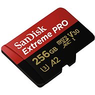 SanDisk microSDXC 256 GB Extreme Pro A2 UHS-I (V30) U3 + SD adaptér - Pamäťová karta
