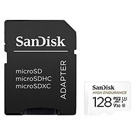 SanDisk microSDXC 128GB High Endurance Video U3 V30 + SD adaptér - Pamäťová karta