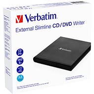 Verbatim Mobile DVD ReWriter USB 2.0 Black (Light version) - Externá napaľovačka