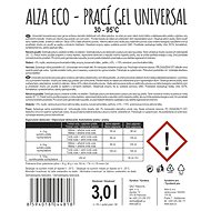 AlzaEco Prací gél Universal 3 l (60 praní) - Ekologický prací gél