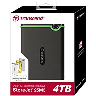 Transcend StoreJet 25M3S SLIM 4 TB sivo/zelený - Externý disk