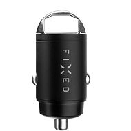 FIXED PD Rapid Charge Car Mini s USB-C a USB-A výstupom podpora PD a QC 3.0 30 W čierna - Nabíjačka do auta