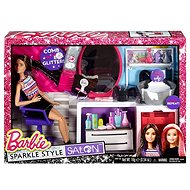 Mattel Barbie - Hair Salon with glitter DMM65 - Game Set 
