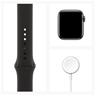 Apple Watch SE 40 mm Vesmírne sivý hliník s tmavo atramentovým športovým remienkom - Smart hodinky
