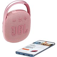 JBL Clip 4 ružový - Bluetooth reproduktor