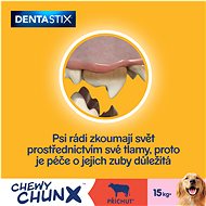 Pedigree Dentastix Chewy Chunx hovädzie MAXI maškrty pre psov 5× 68 g - Maškrty pre psov