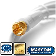 Mascom koaxiálny kábel 7676-150W, konektory F 15 m - Koaxiálny kábel